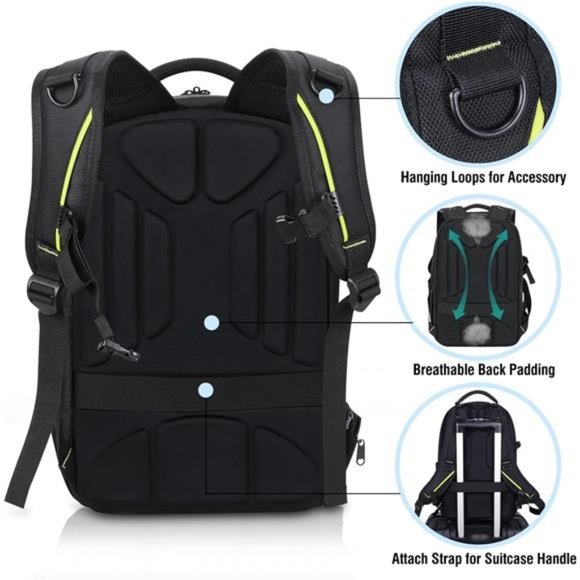 Large Camera Backpack Compatible with Canon Nikon Photographers Camera Bag - Picture 5 of 7